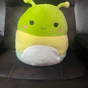 Squishmallows Plush with Light Blue and Green